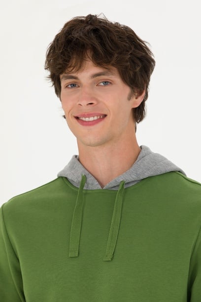 Erkek Yeşil Sweatshirt