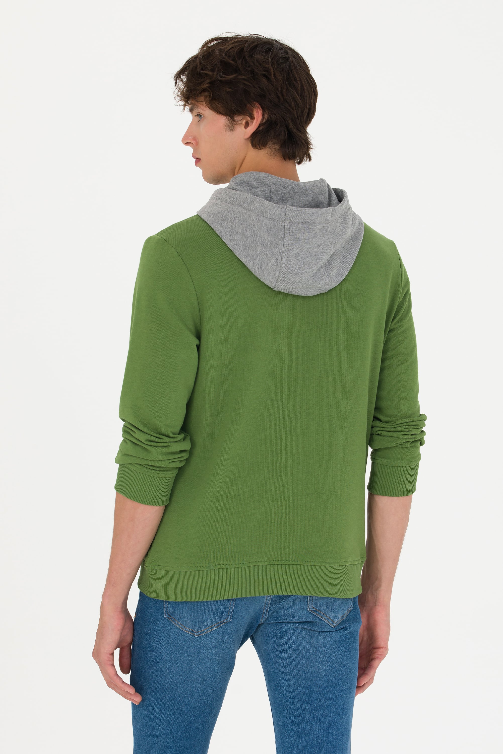 Erkek Yeşil Sweatshirt