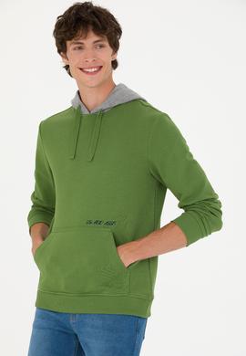 Erkek Yeşil Sweatshirt - 50276540020