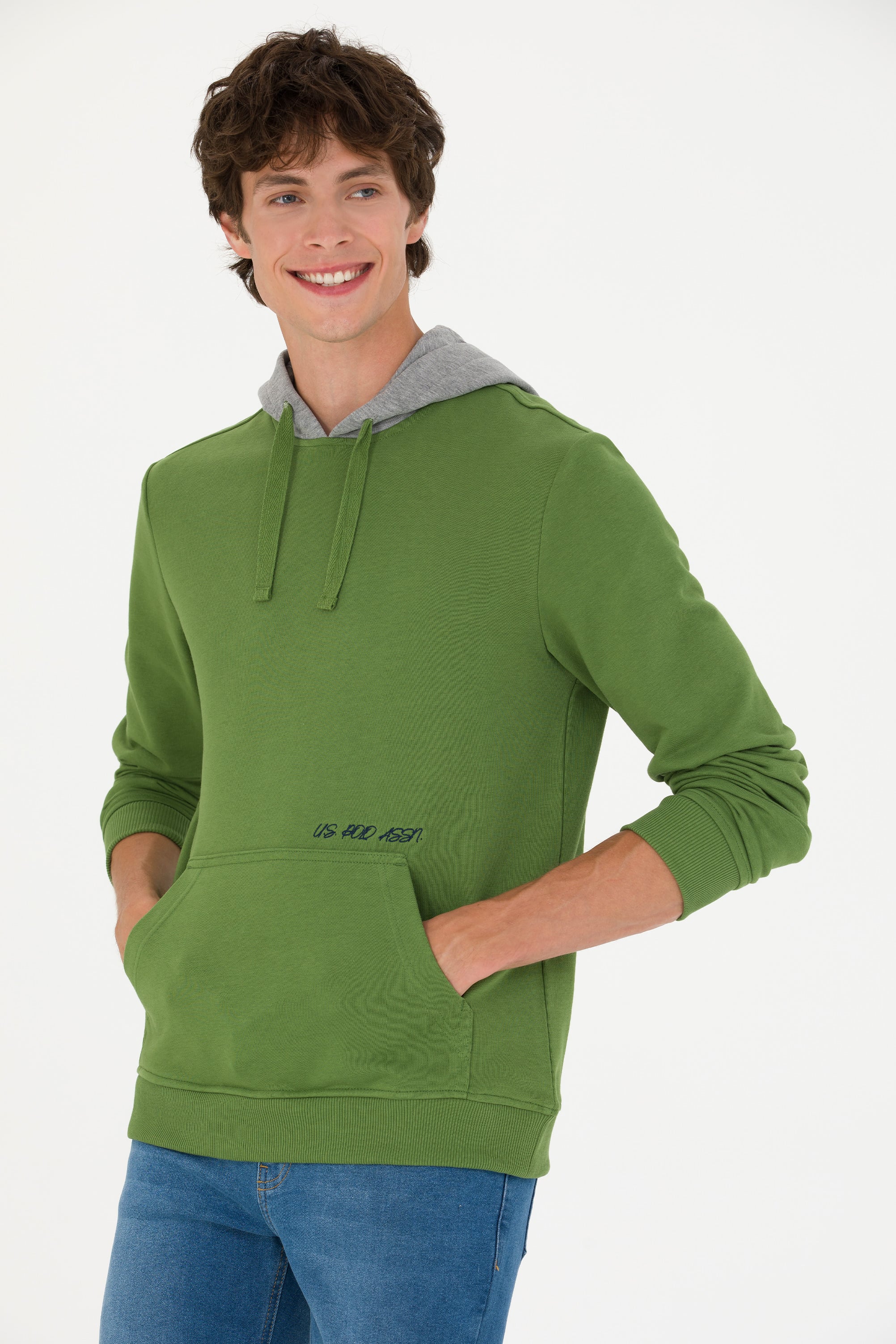 Erkek Yeşil Sweatshirt