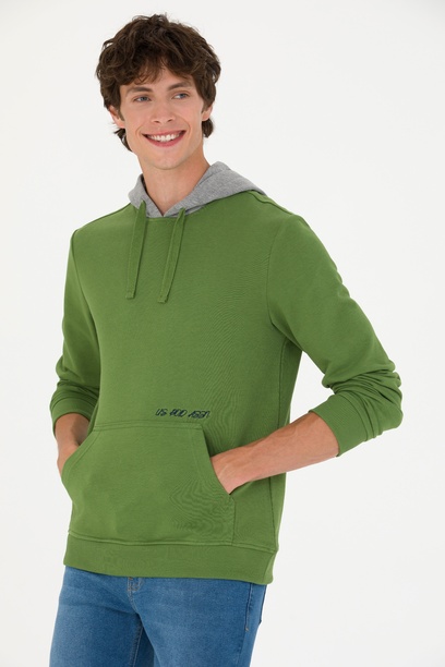 Erkek Yeşil Sweatshirt