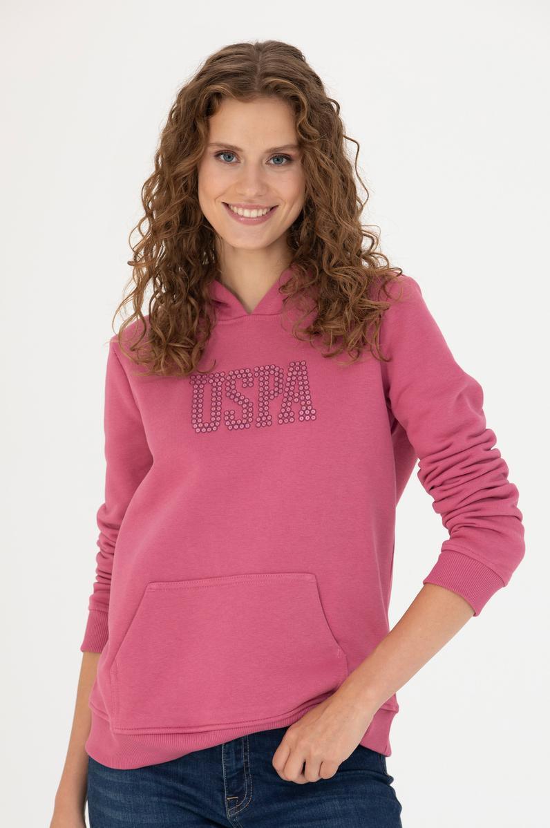 Kadın Pembe Basic Sweatshirt