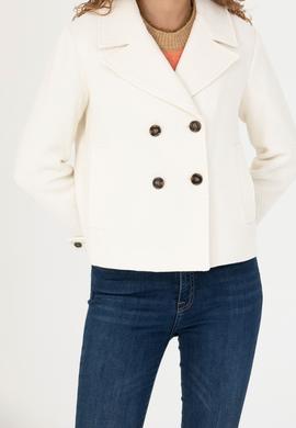 Kadın Krem Kaşe Mont - 50271203029