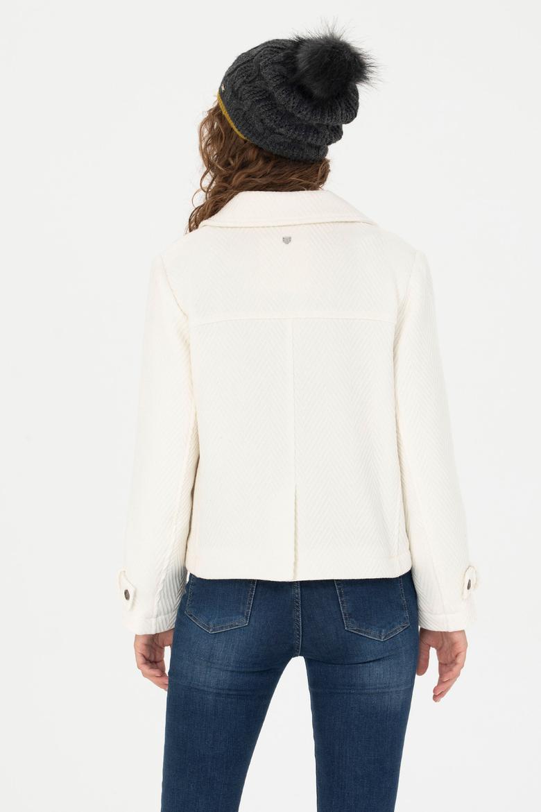 Kadın Krem Kaşe Mont - 50271203029