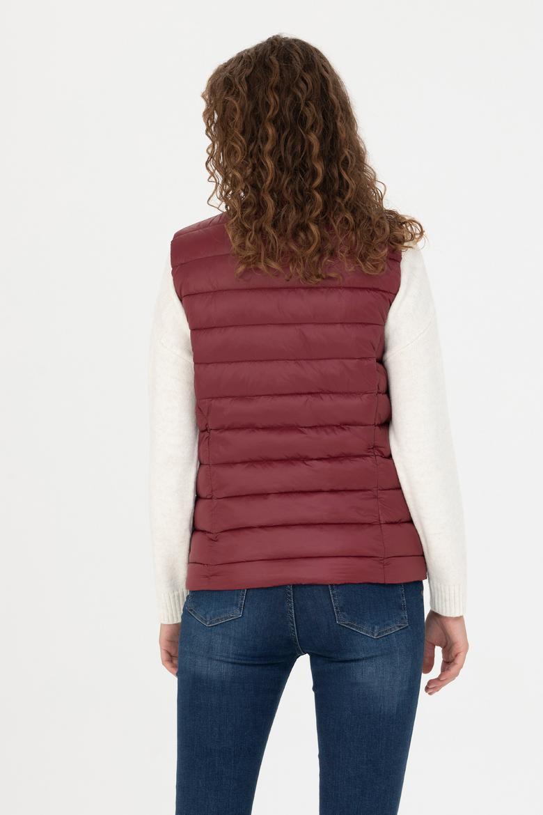 Kadın Bordo Yelek - 50275669058