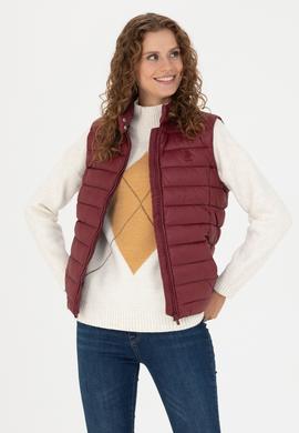 Kadın Bordo Yelek - 50275669058