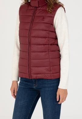 Kadın Bordo Yelek - 50275669058