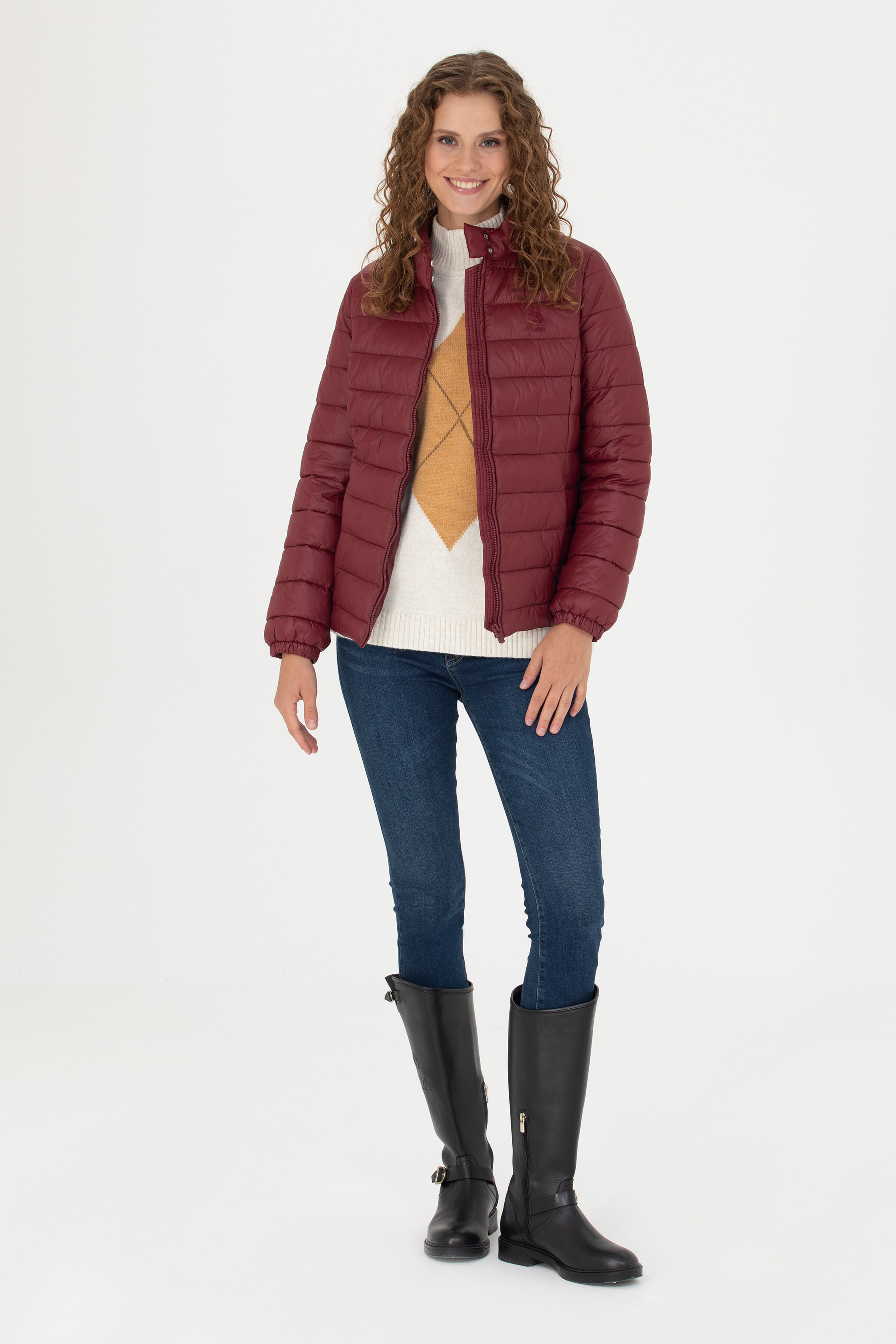 Kadın Bordo Mont - Image 4