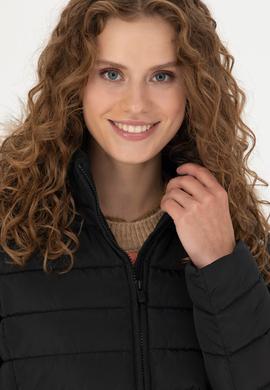 Kadın Siyah Mont - 50271095013