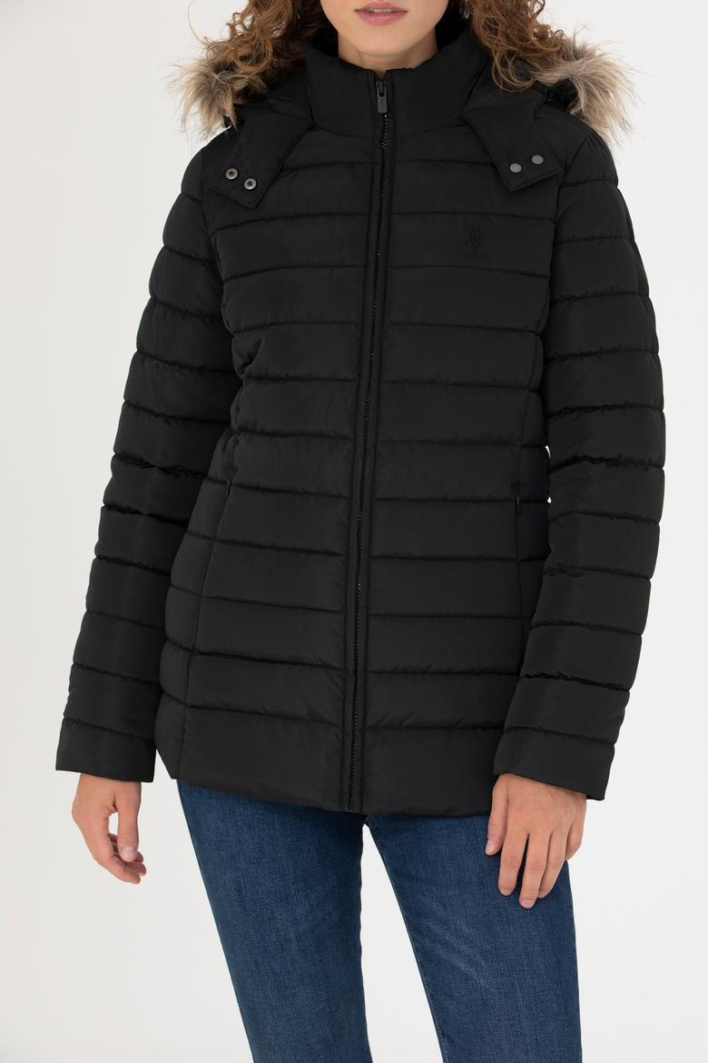 Kadın Siyah Mont - 50271095013