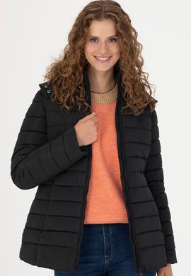 Kadın Siyah Mont - 50271095013