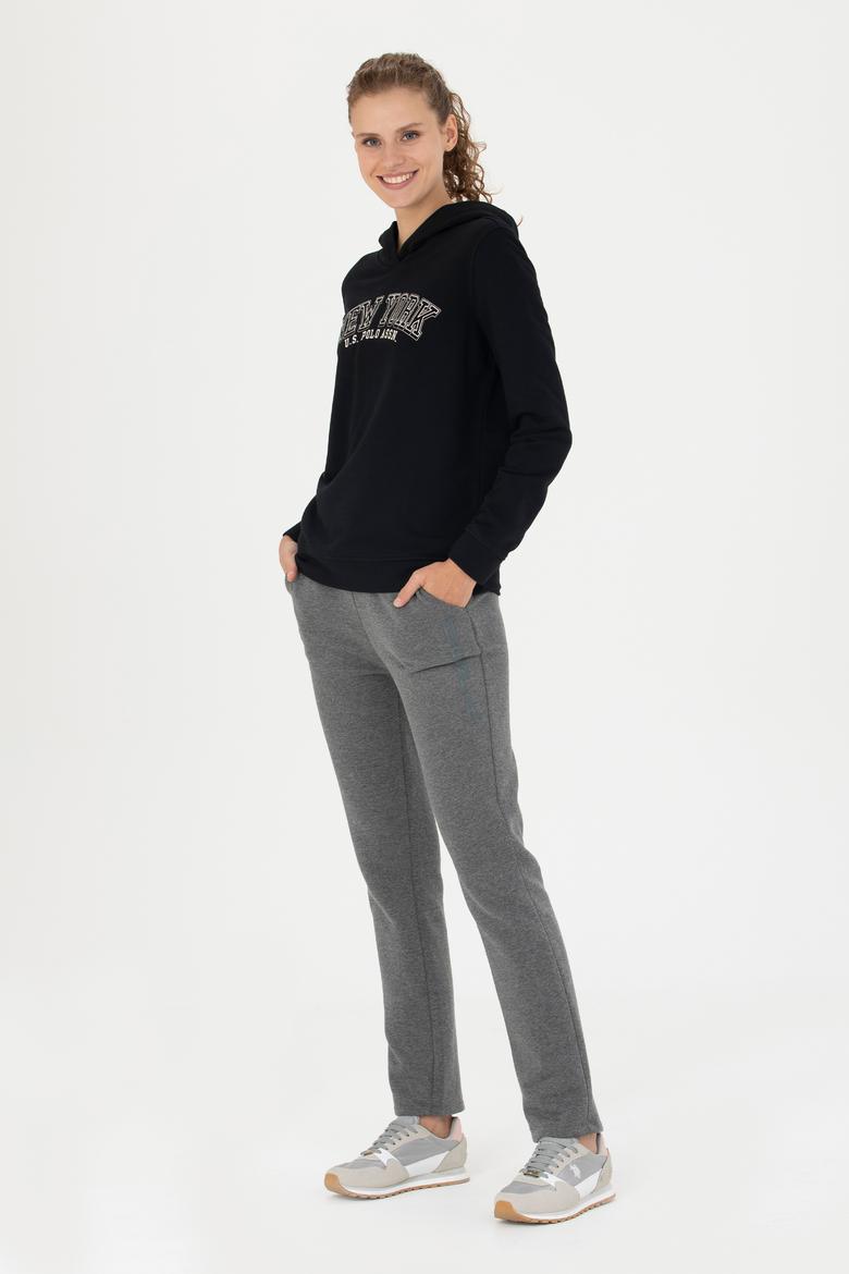 Kadın Antrasit Melanj Eşofman Altı - 50272999054