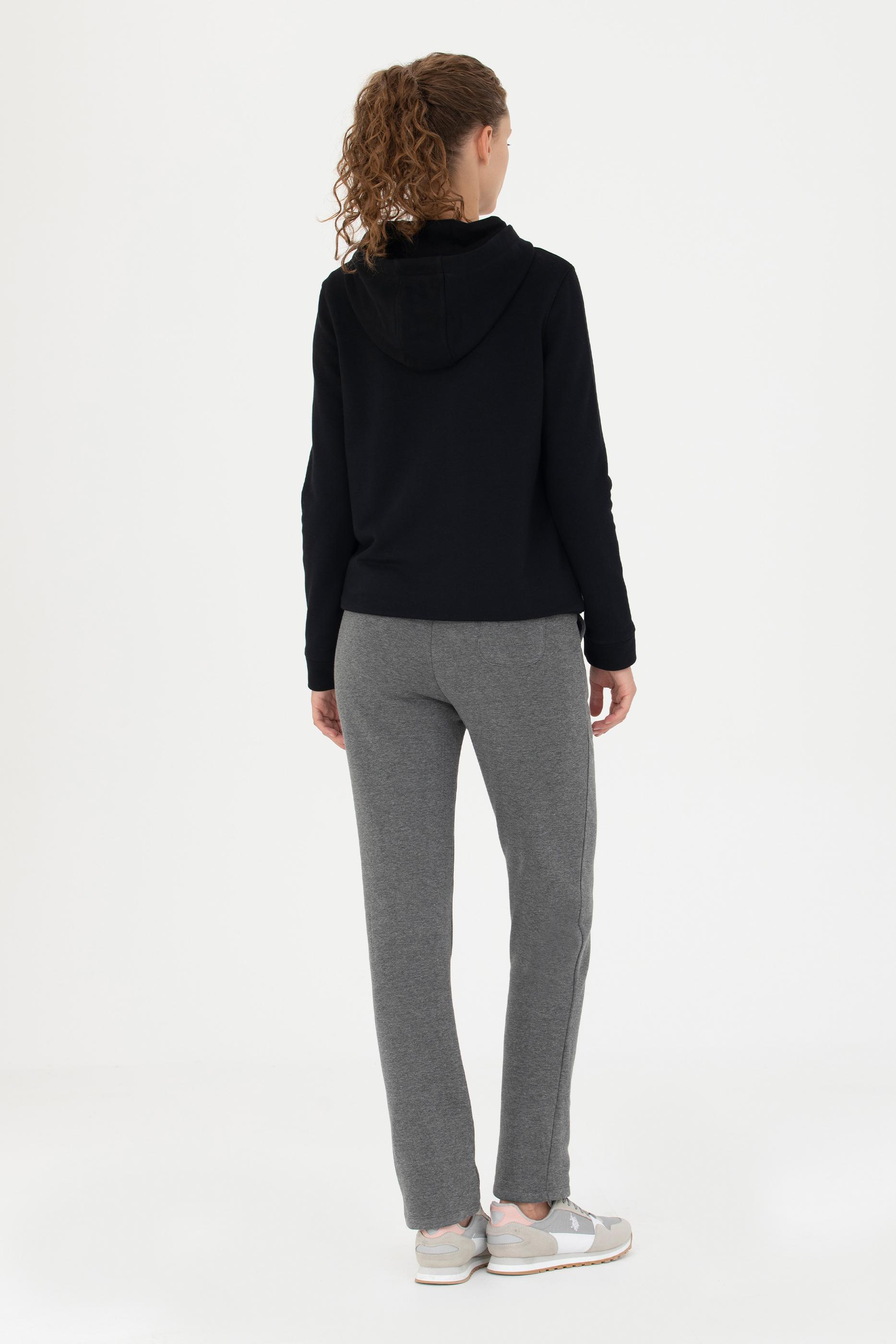 Kadın Antrasit Melanj Eşofman Altı