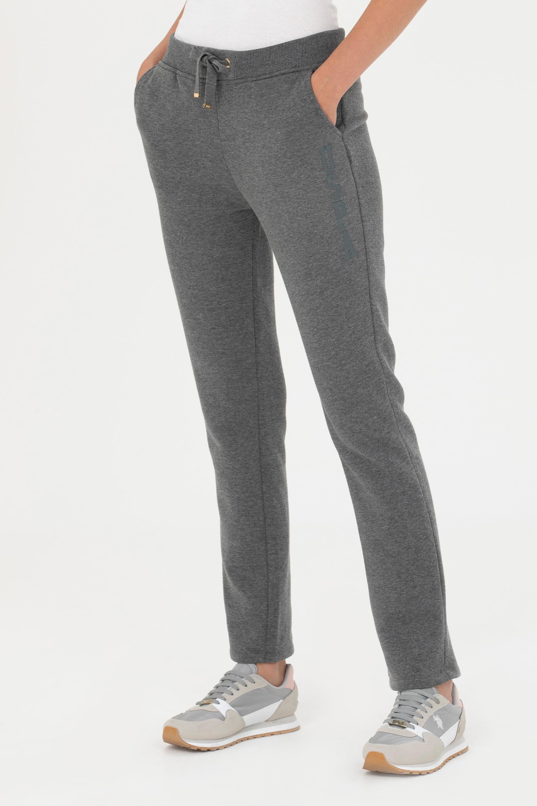 Kadın Antrasit Melanj Eşofman Altı