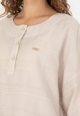 Kadın Taş Kısa Kollu Gömlek - 50264176004