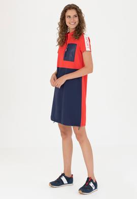 Kadın Kırmızı Örme Elbise - 50263964026