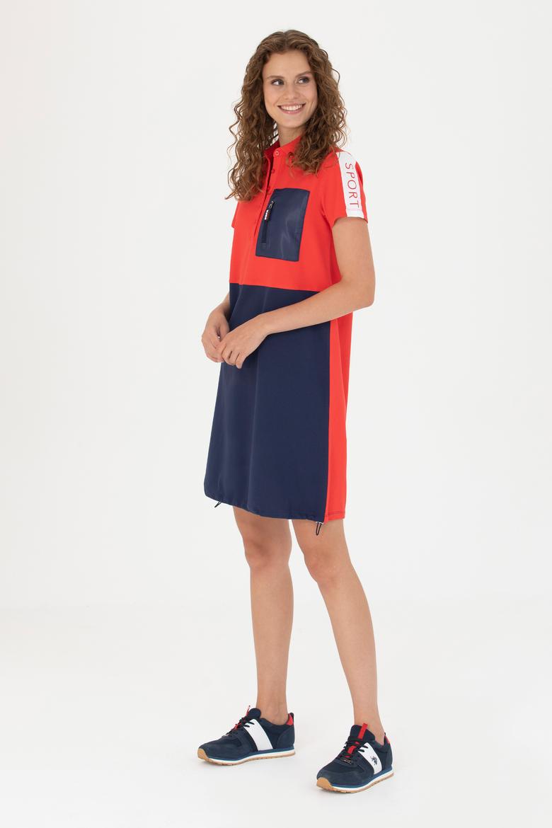 Kadın Kırmızı Örme Elbise - 50263964026