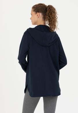 Kadın Lacivert Kapüşonlu Sweatshirt - 50273789004