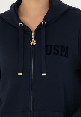 Kadın Lacivert Kapüşonlu Sweatshirt - 50273789004