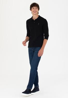 Erkek Siyah Basic Sweatshirt - 50269404017