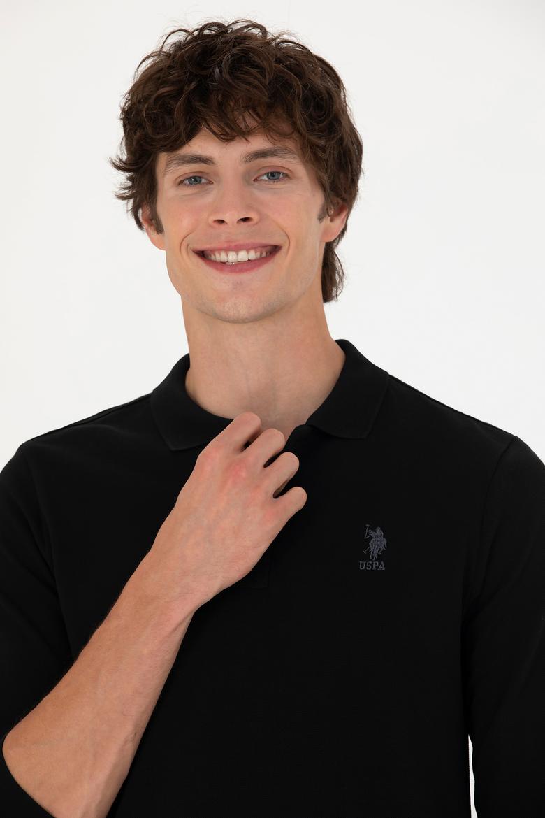 Erkek Siyah Basic Sweatshirt - 50269404017