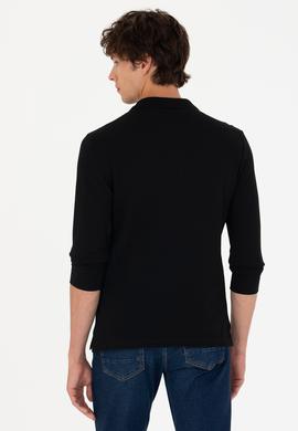 Erkek Siyah Basic Sweatshirt - 50269404017