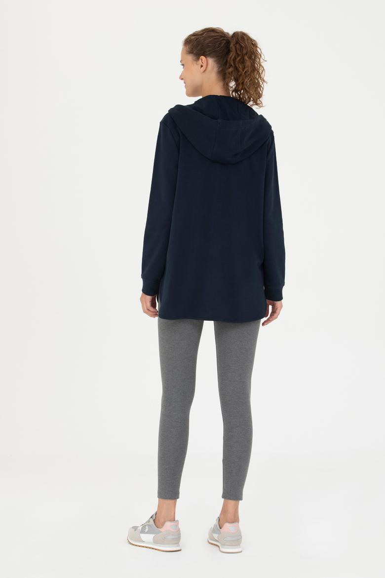 Kadın Antrasit Melanj Tayt - 50277168018