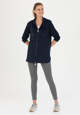 Kadın Antrasit Melanj Tayt - 50277168018