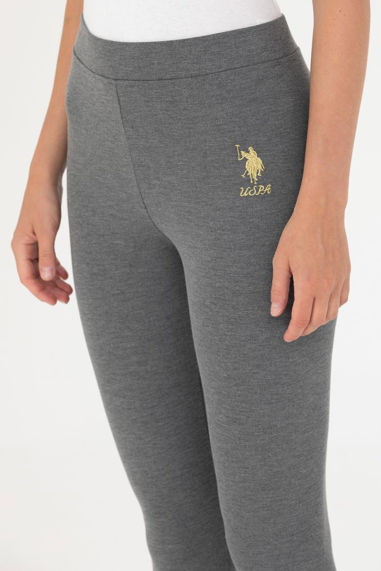 Kadın Antrasit Melanj Tayt - 50277168018