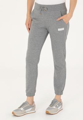 Kadın Gri Melanj Eşofman Altı - 50277191018