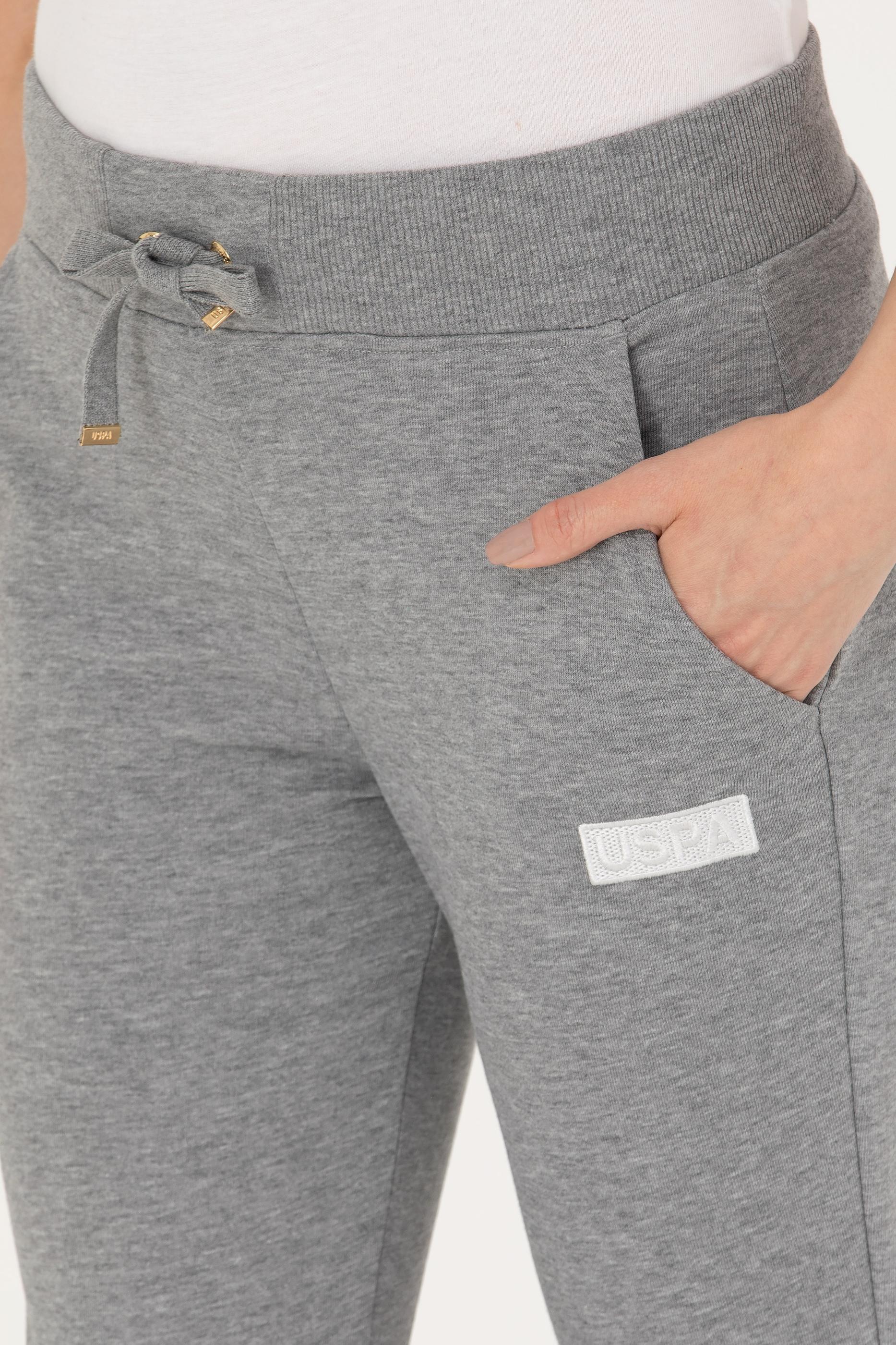 Kadın Gri Melanj Eşofman Altı