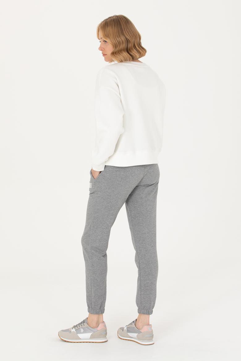 Kadın Gri Melanj Eşofman Altı - 50277191018