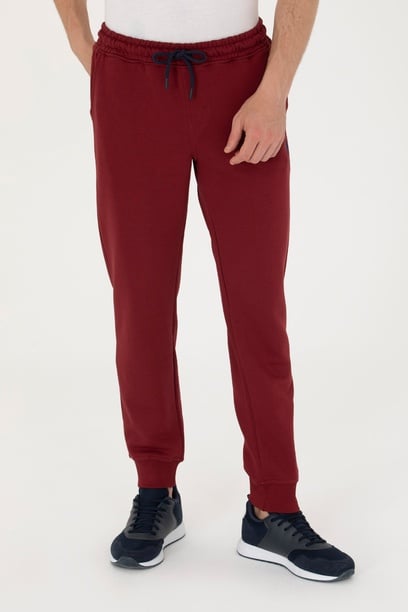 Erkek Bordo Eşofman Altı
