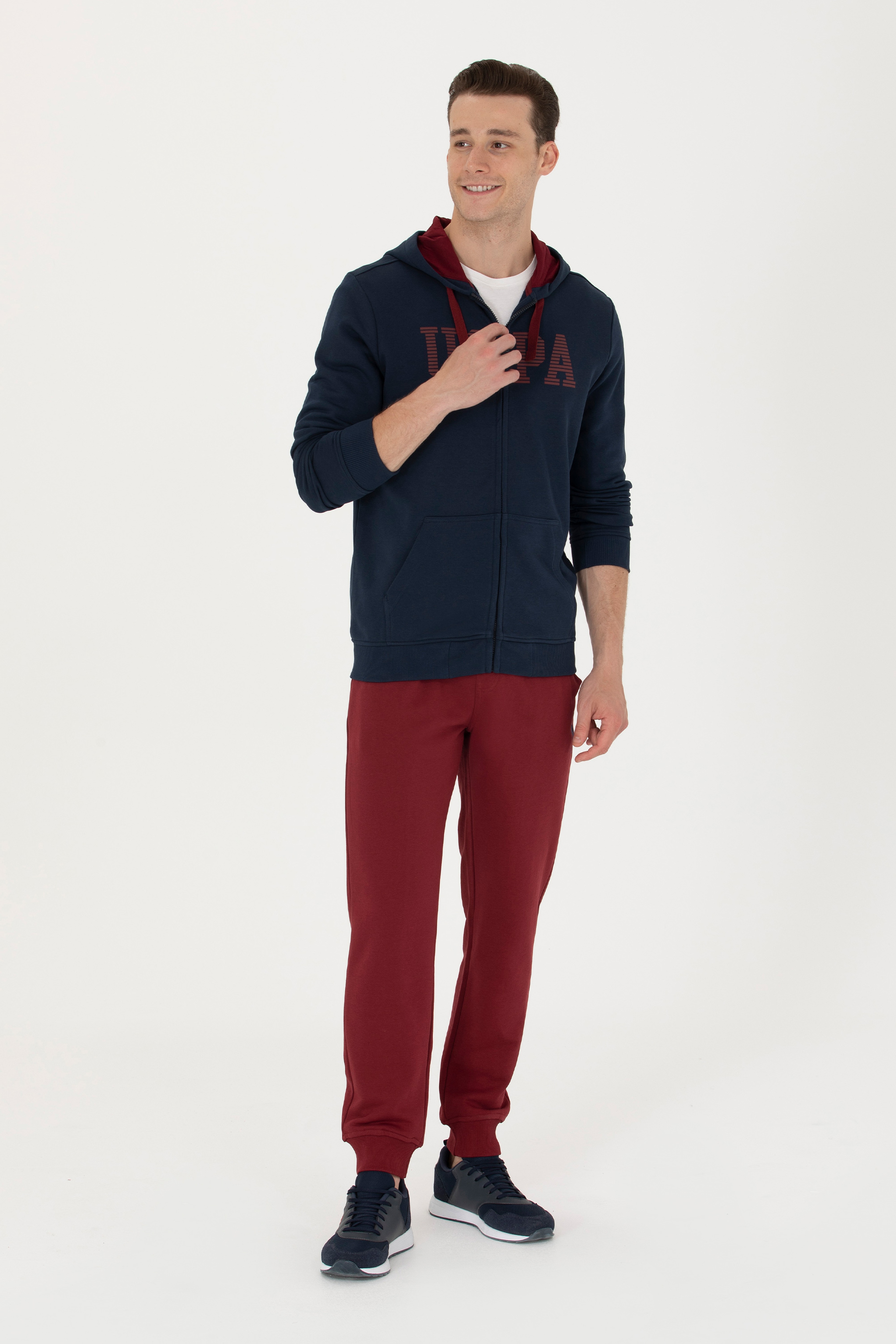 Erkek Bordo Eşofman Altı - Image 1