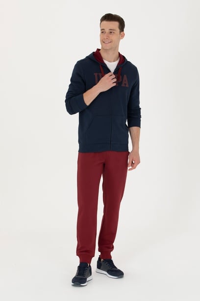 Erkek Bordo Eşofman Altı
