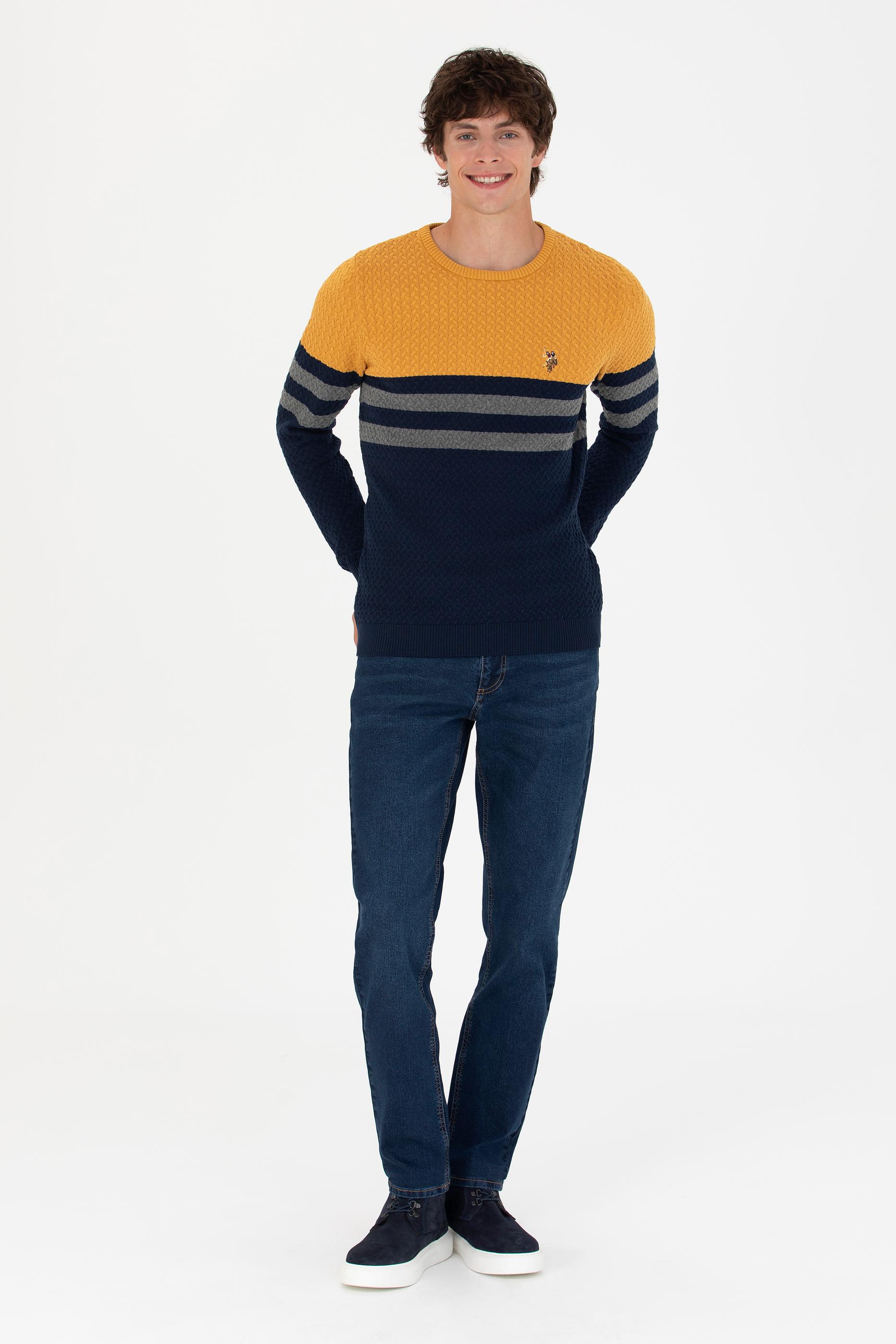 Erkek Lacivert Kazak