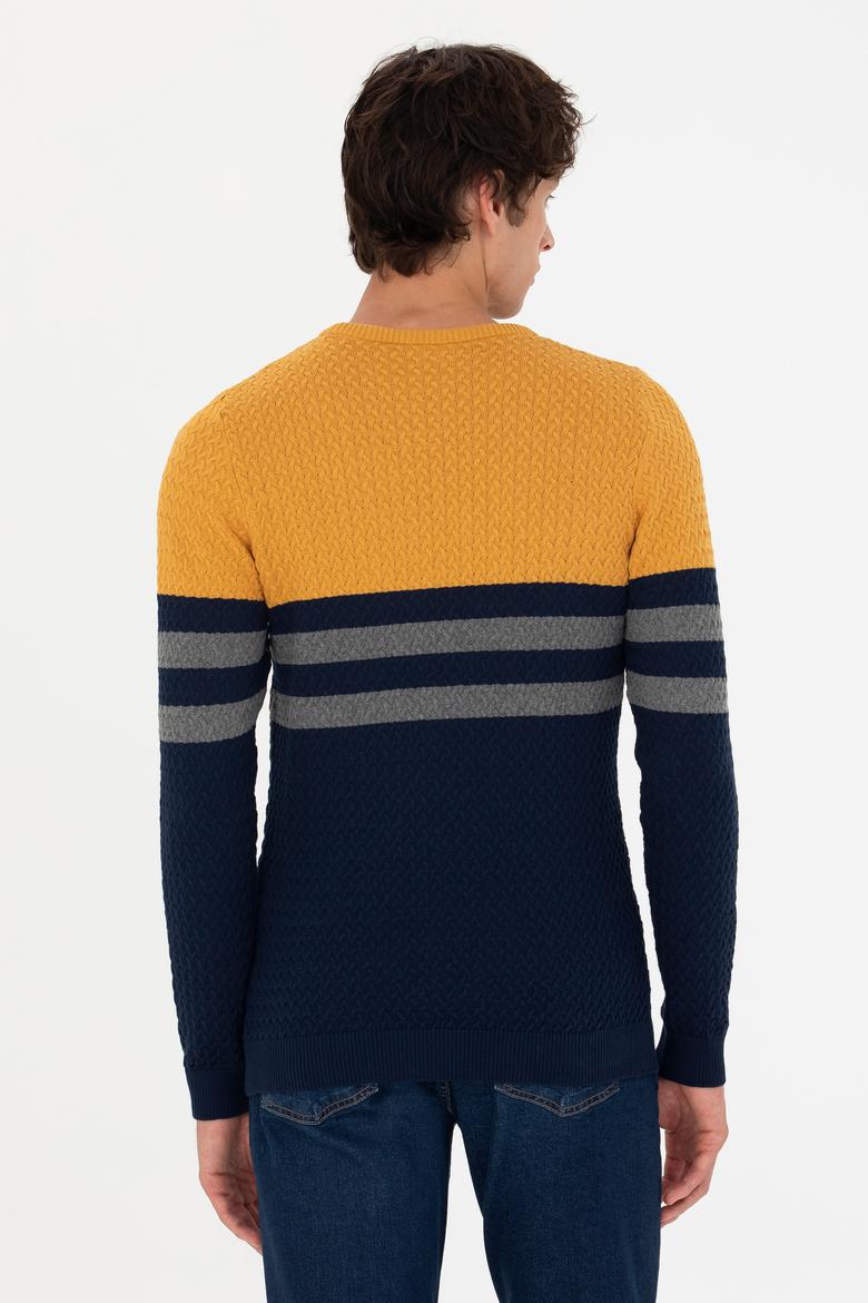 Erkek Lacivert Kazak - 50275753020