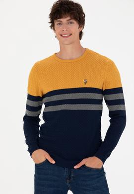 Erkek Lacivert Kazak - 50275753020