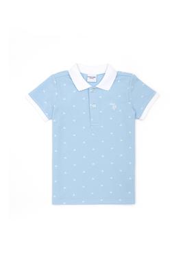 Erkek Çocuk Beyaz Polo Yaka Tişört - 50278143055