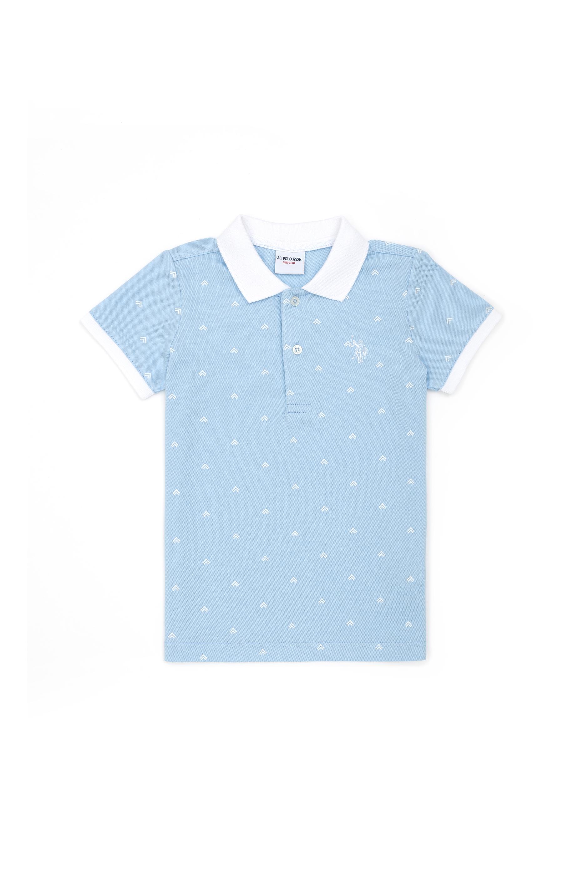 Erkek Çocuk Beyaz Polo Yaka Tişört