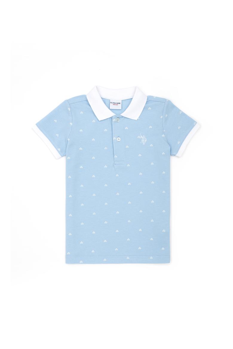 Erkek Çocuk Beyaz Polo Yaka Tişört - 50278143055