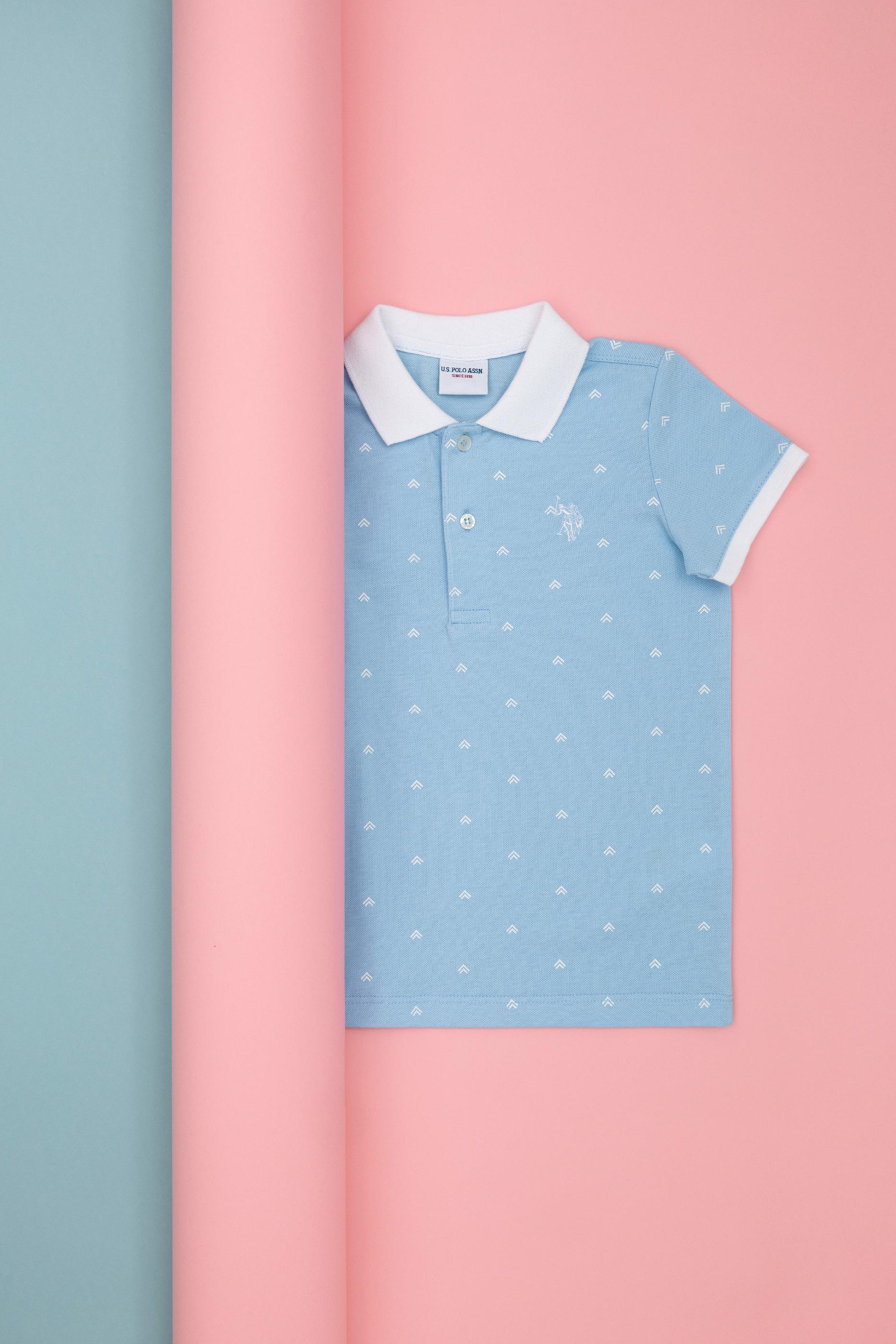 Erkek Çocuk Beyaz Polo Yaka Tişört