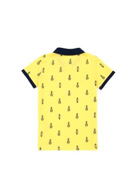 Erkek Çocuk Sarı Polo Yaka Tişört - 50278144038