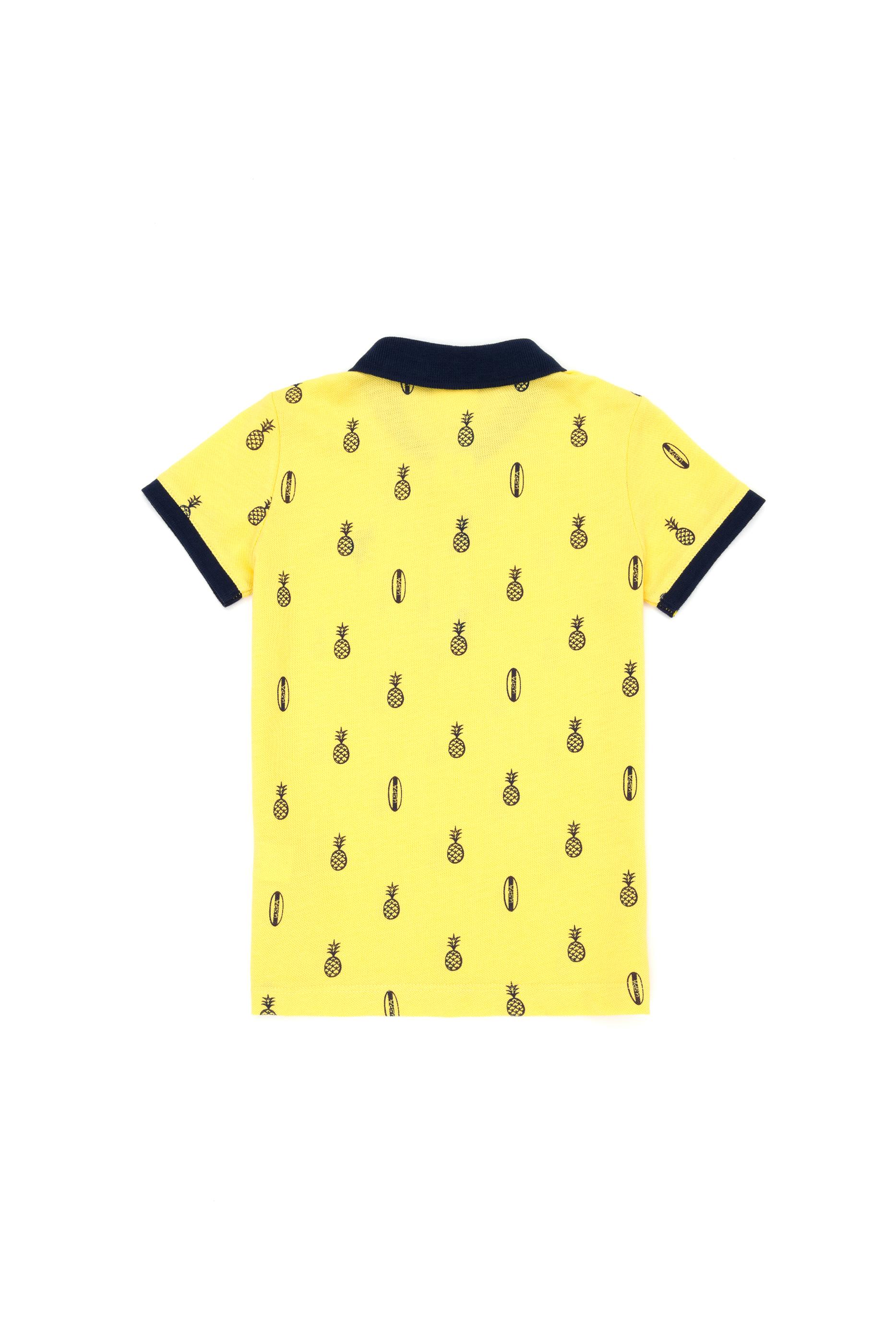 Erkek Çocuk Sarı Polo Yaka Tişört