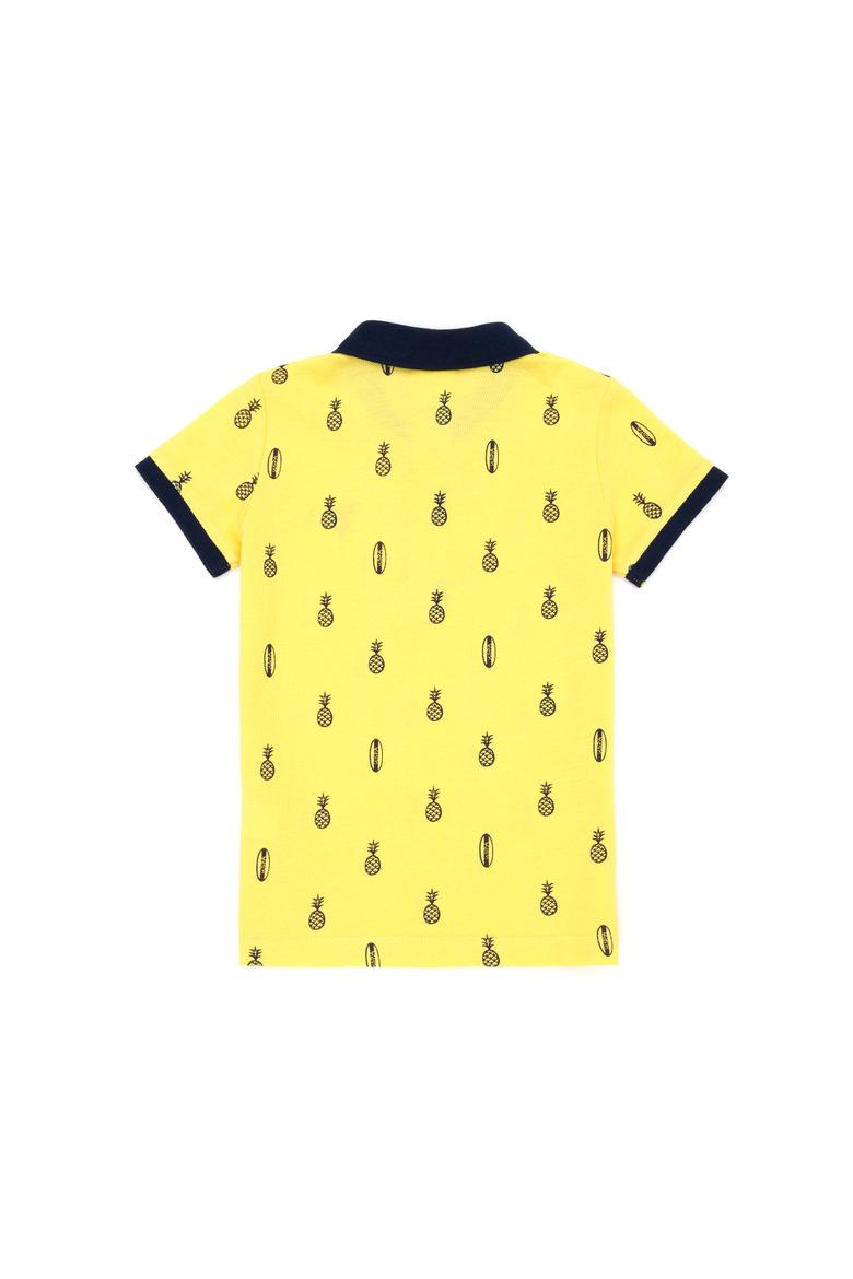 Erkek Çocuk Sarı Polo Yaka Tişört - 50278144038