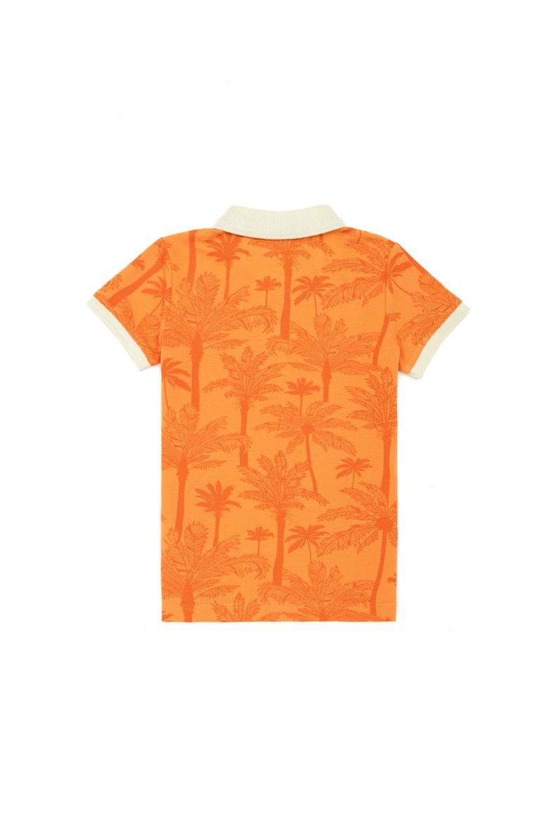 Erkek Çocuk Turuncu Polo Yaka Tişört - 50278151022