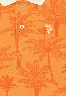 Erkek Çocuk Turuncu Polo Yaka Tişört - 50278151022