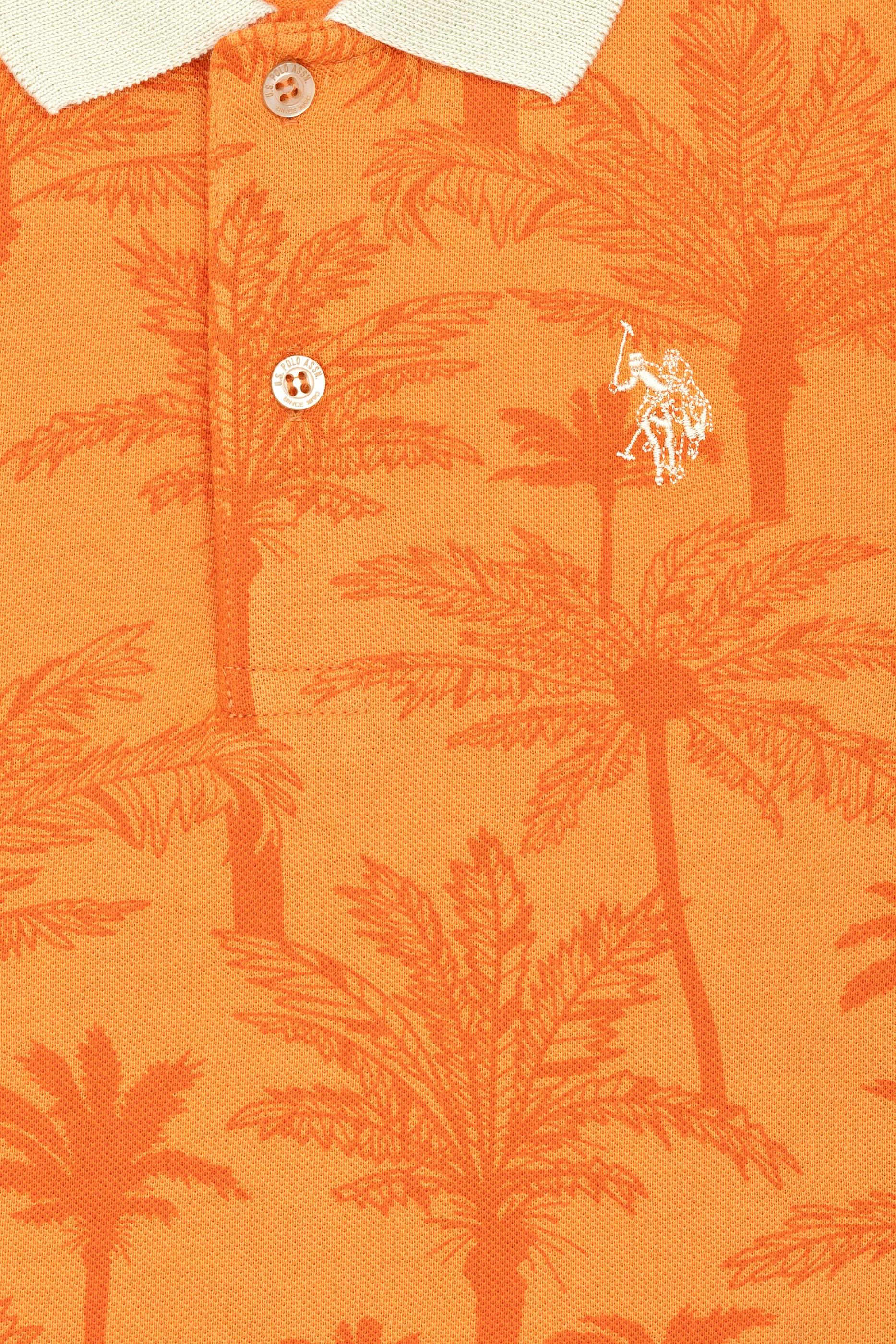 Erkek Çocuk Turuncu Polo Yaka Tişört