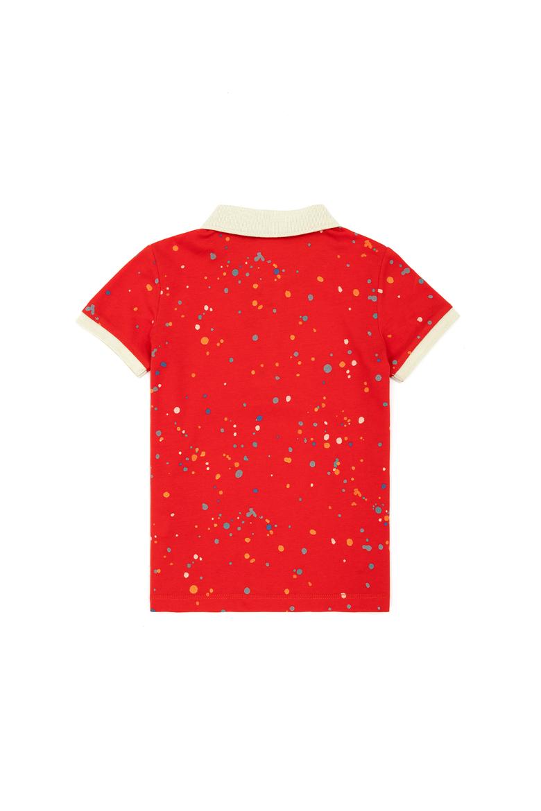 Erkek Çocuk Kırmızı Polo Yaka Tişört - 50278154049