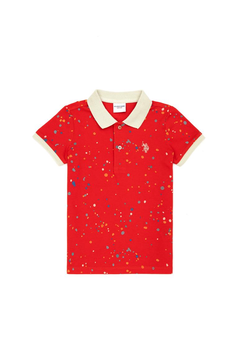 Erkek Çocuk Kırmızı Polo Yaka Tişört